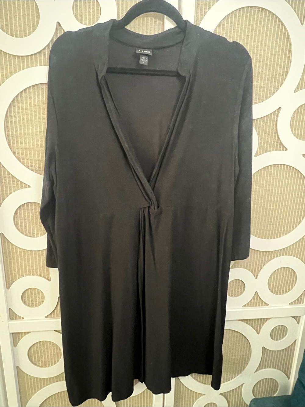 Eileen Fisher Washable Crepe Tunic, Black, L